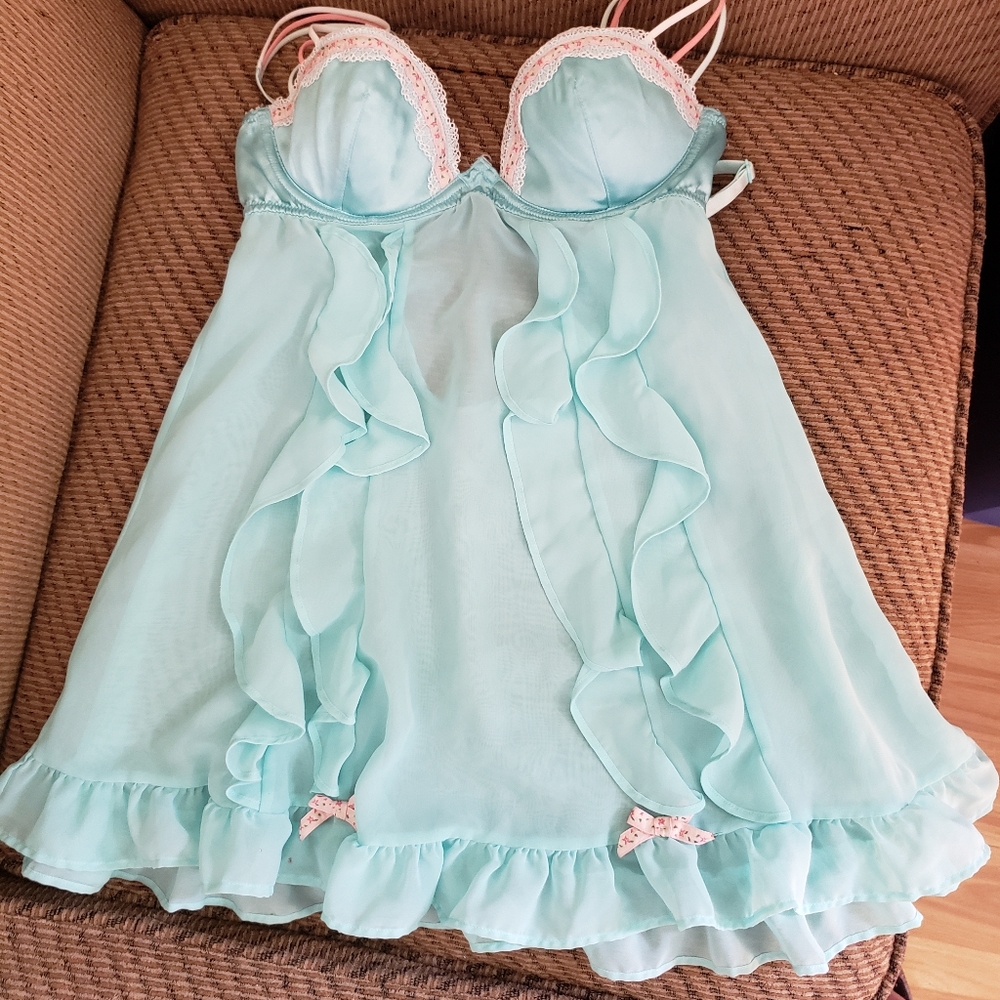 Vintage Chiffon babydoll lingerie